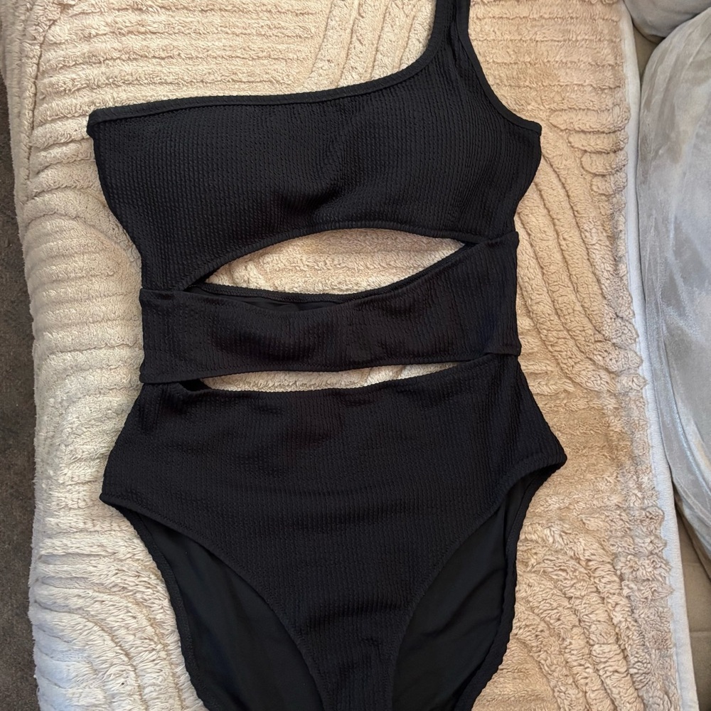 Aerie One Shoulder Swimsuit